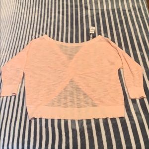 Express twist back sweater